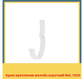 Крюк крепления желоба короткий RAL 1020 в Уральске