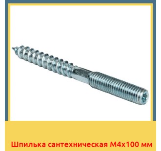 Шпилька сантехническая М4х100 мм