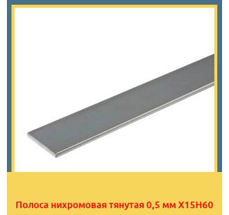 Полоса нихромовая тянутая 0,5 мм Х15Н60 в Уральске