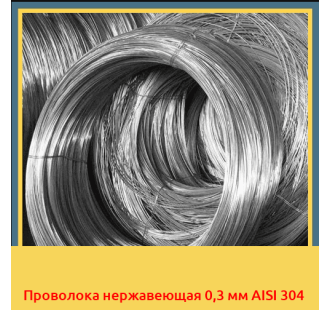 Проволока нержавеющая 0,3 мм AISI 304 в Уральске