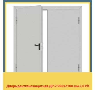 Дверь рентгенозащитная ДР-2 900х2100 мм 2,0 Pb