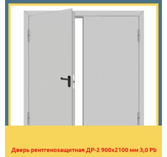 Дверь рентгенозащитная ДР-2 900х2100 мм 3,0 Pb