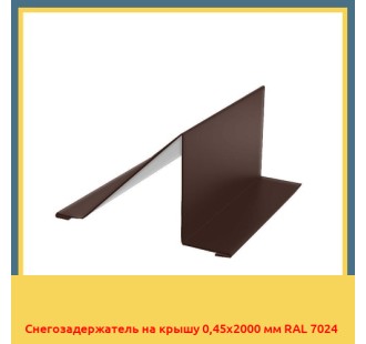 Снегозадержатель на крышу 0,45х2000 мм RAL 7024 в Уральске