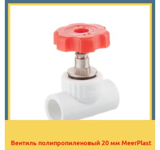 Вентиль полипропиленовый 20 мм MeerPlast в Уральске