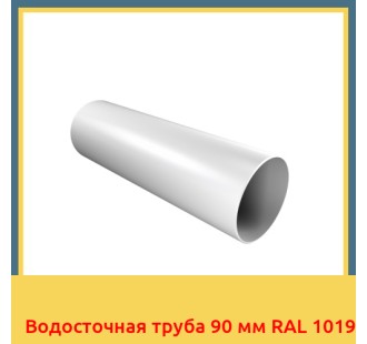 Водосточная труба 90 мм RAL 1019 в Уральске