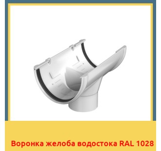 Воронка желоба водостока RAL 1028 в Уральске