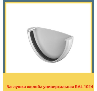 Заглушка желоба универсальная RAL 1024 в Уральске