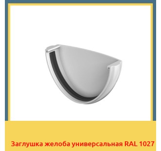 Заглушка желоба универсальная RAL 1027 в Уральске