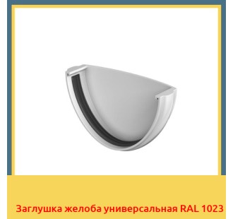Заглушка желоба универсальная RAL 1023 в Уральске